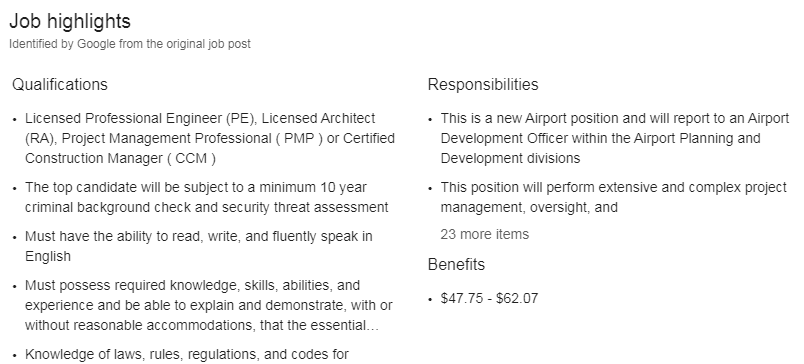 Airport Project Manager