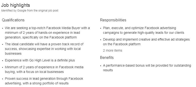 Facebook Media Buyer