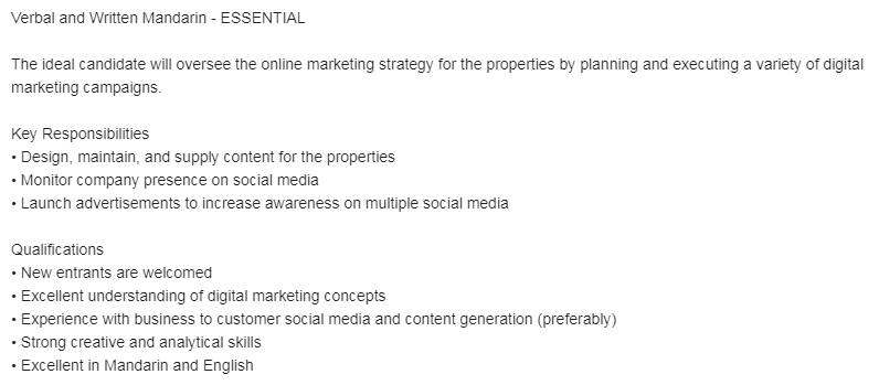 Marketing Specialist