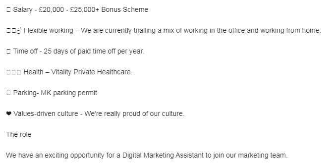  Digital Marketing Assistant