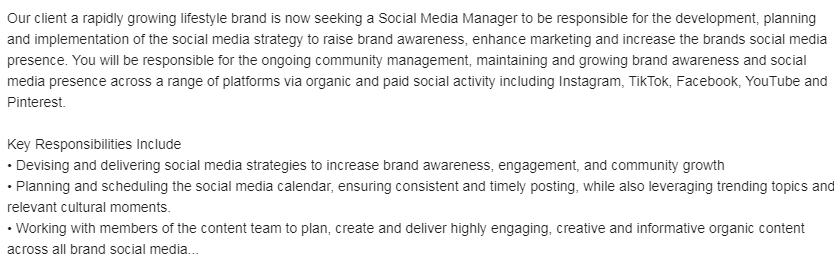 Social Media Marketing