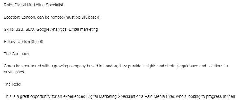 Digital Marketing Specialist