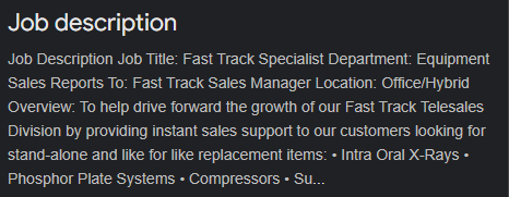  Sales Specialist