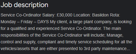 Service Coordinator