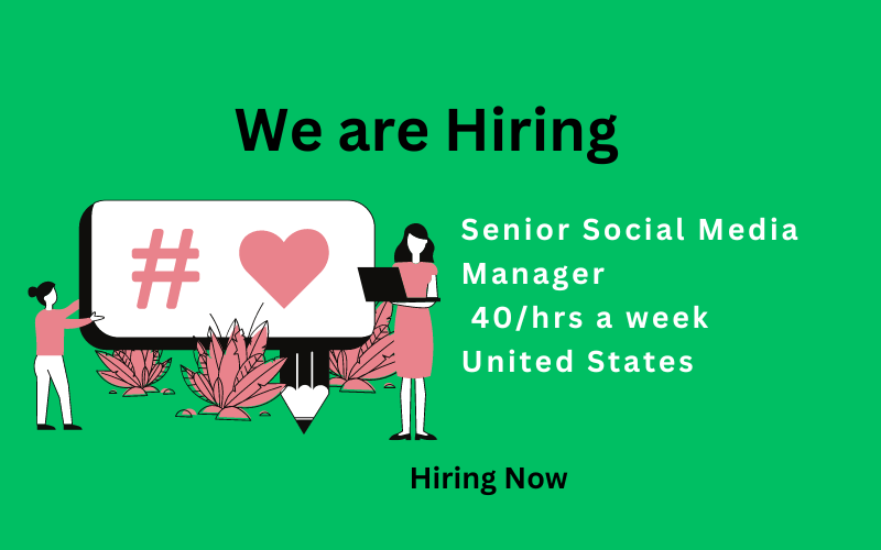 Join us as a Senior Social Media Manager, working 40 hours a week in the United States. Lead dynamic campaigns, drive engagement, and elevate brand presence.