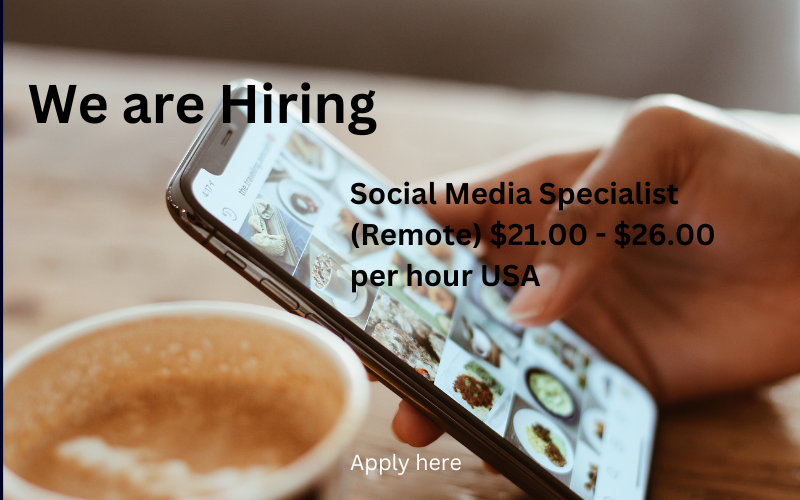 We are looking for a dynamic and results-driven Social Media Specialist to join our team.