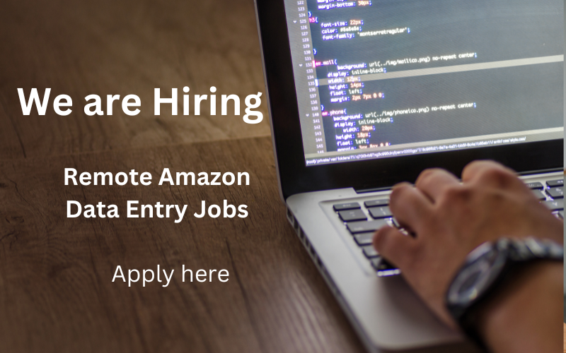 Apply now for URGENT Remote Amazon Data Entry Jobs! No experience needed, flexible hours, and work from home. Start your part-time career today!