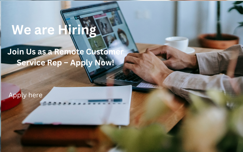 Join our team as a Remote Customer Service Rep! Enjoy flexible work, competitive pay, and growth opportunities. Apply today!