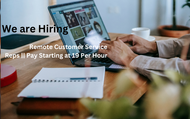 Join our team as a Customer Service Reps! Starting at $19/hr, no degree needed. Enjoy flexible hours, growth opportunities, and remote work benefits