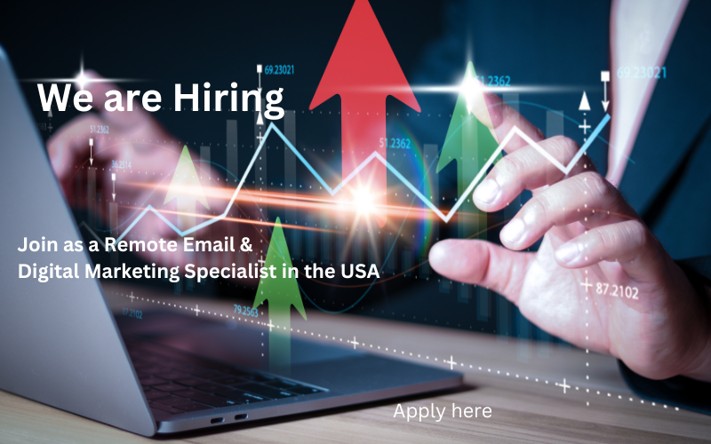 Join as a Remote Email & Digital Marketing Specialist in the USA. Work from home, earn competitive pay, and grow your career. Apply now for this exciting role!