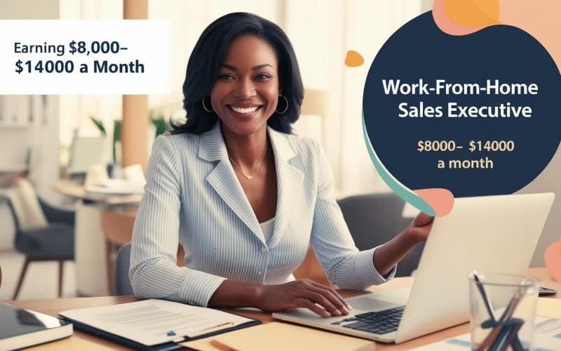 Join our team as a Work from Home Sales Executive! Earn $8,000-$14,000 a month with flexible hours, high-quality leads, and full training. Apply today