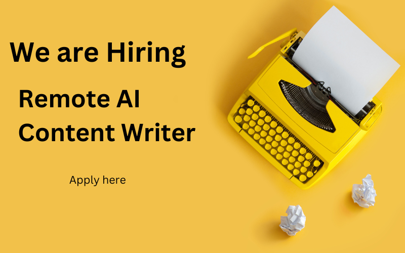 Remote AI Content Writer | Part-Time & Full-Time | $30-$40/Hour