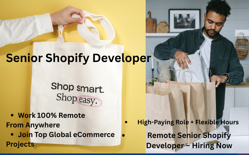 Remote Senior Shopify Developer Jobs – Hiring Now (High Pay, Flexible Hours)